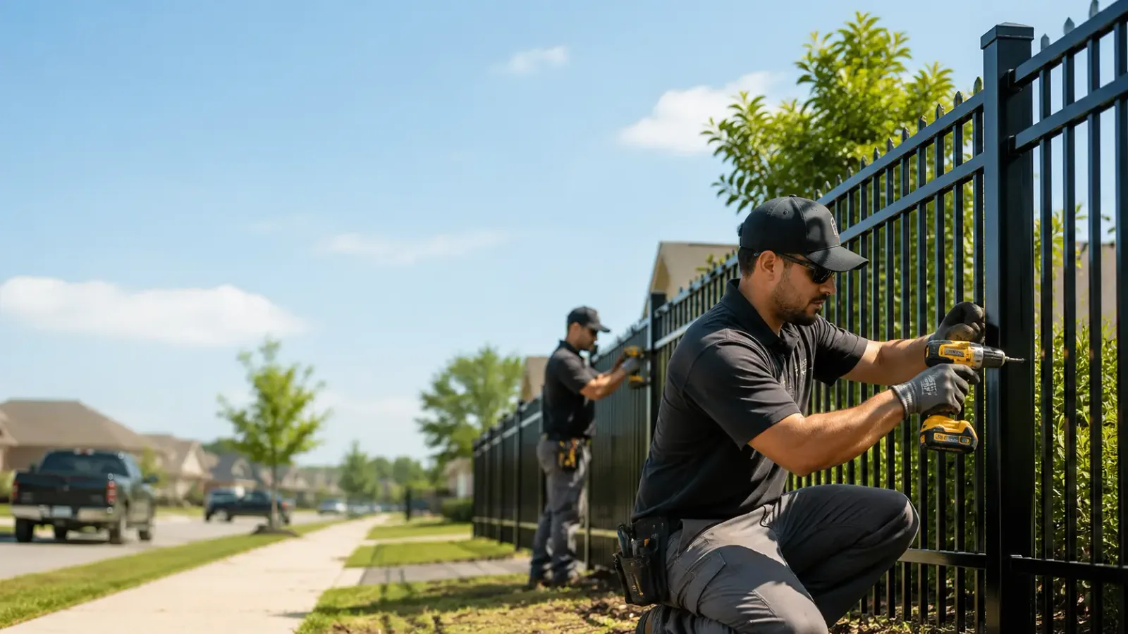 Metal Fence Installation in Howe, TX
